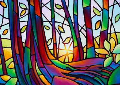 Iridescent Cedars